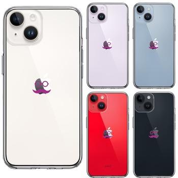 iPhone14Plus ケース クリア髭 メガネ スマホケース 側面ソフト 背面ハード ハイブリッド 送料無料-1