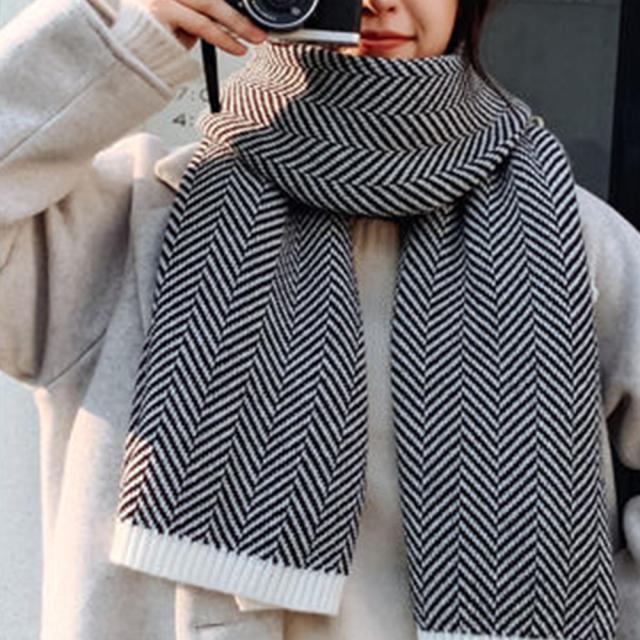 マフラー レディース 大判ストール暖かい 送料無料 即日発送-3