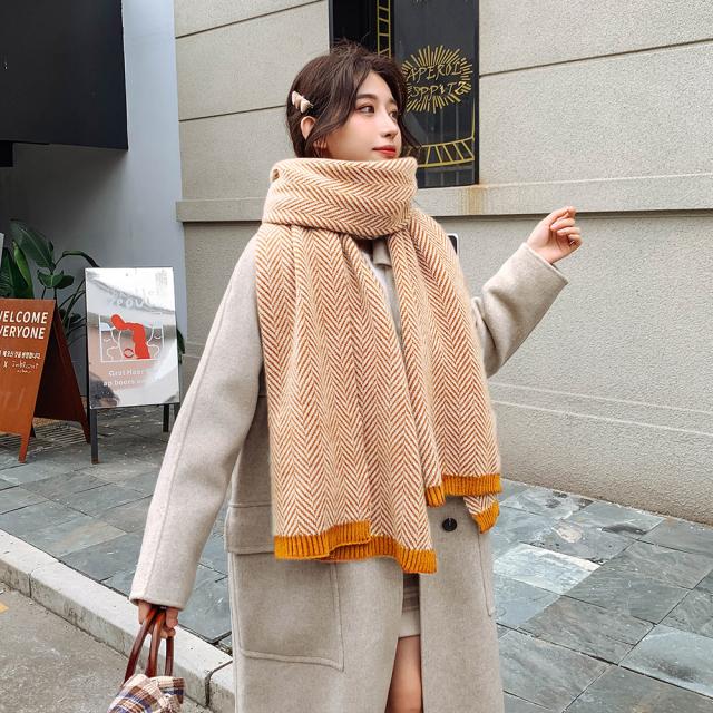 マフラー レディース 大判ストール暖かい 送料無料 即日発送-5