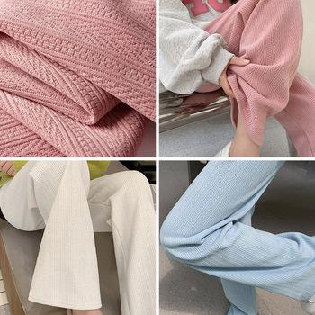 ワイドパンツ レディース ニットパンツ 送料無料 即日発送-3