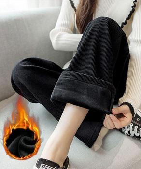 裏起毛 コーデュロイパンツ レディース冬 SK18447425-1945 送料無料 即日発送-2