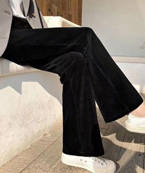 裏起毛 コーデュロイパンツ レディース冬 SK18447425-1945 送料無料 即日発送-3