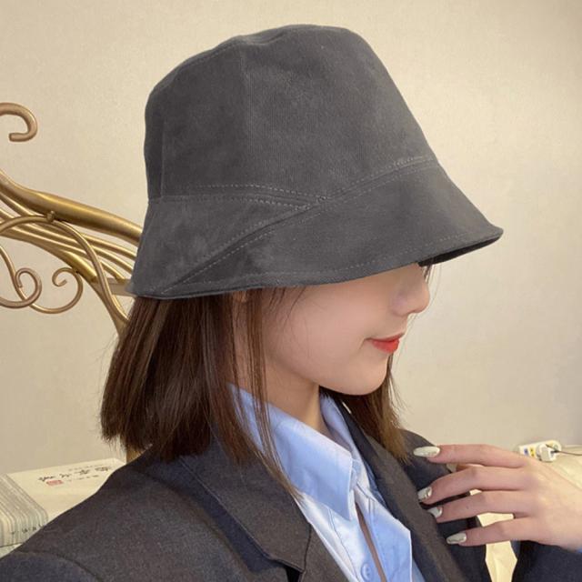 ステッチバケットハット レディース 送料無料 即日発送-5