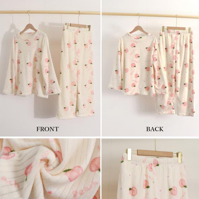 フリースパジャマ 上下レディース SK18447414-1956 送料無料 即日発送-2