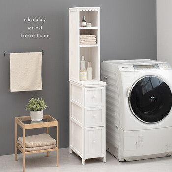 チェスト 幅25奥行45高さ160cm MCH-5871AW 送料無料-6