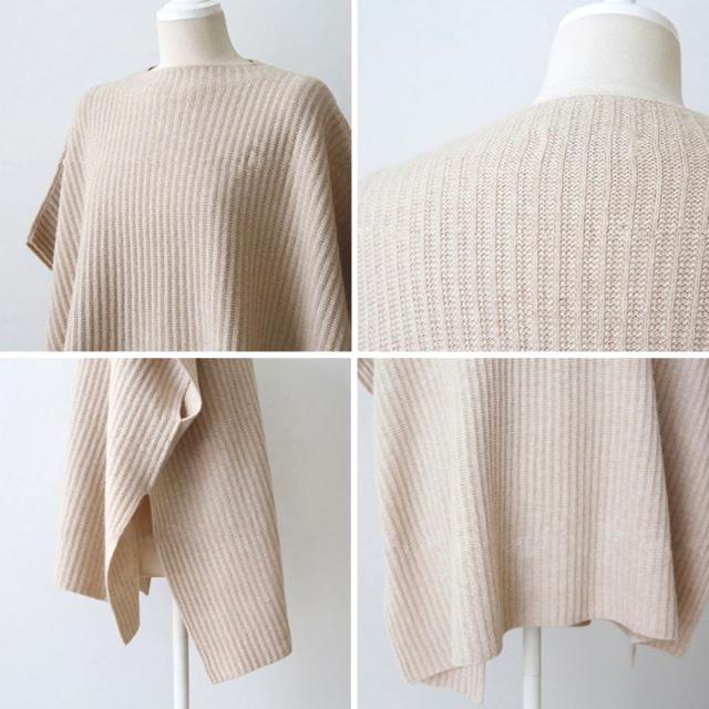 ニットベスト レディース ニットチョッキ 送料無料 即日発送-3