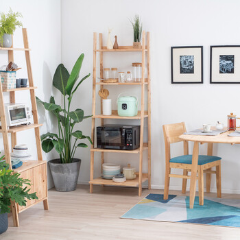 キッチン リビングでマルチに使える木製ラック NATURAL SIGNATURE オープンシェルフ 送料無料-3