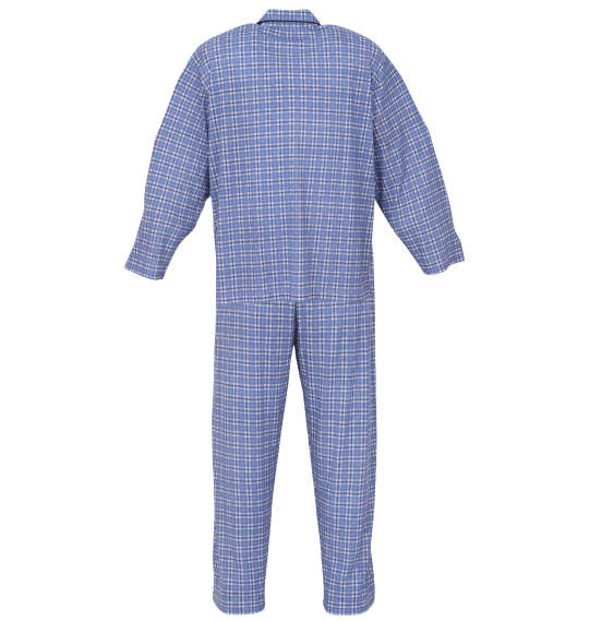 大きいサイズ ハナサンテラス ワンタッチテープサイド全開ファスナーパンツパジャマ 3L 4L 5L 6L 7L 8L MC923201-22604 ラッピング可 送料無料 即日発送-1