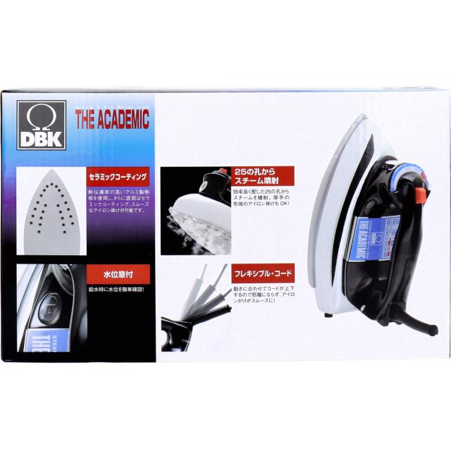 DBK スチーム＆ドライ兼用式アイロン J80TC 送料無料-2
