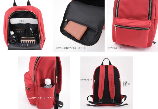 クーコ 9ポケットリュック 定番 COOCO 送料無料 即日発送-7