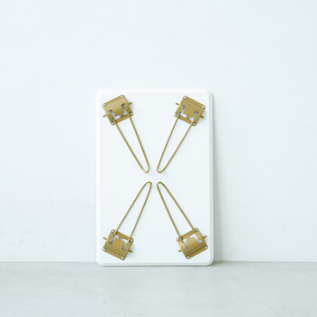 ニーナ 幅45折りたたみテーブル 机 ローテーブル ミニサイズ パステル 折れ脚 インテリア 送料無料-11