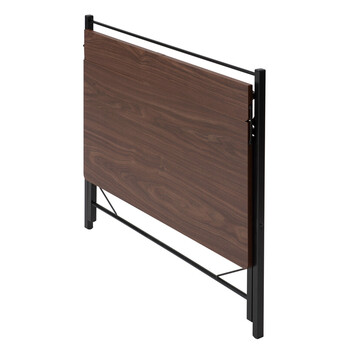 棚付折りたたみワークデスク ロータイプ 幅80cm テーブル 机 木目 テレワーク PCデスク 送料無料-3