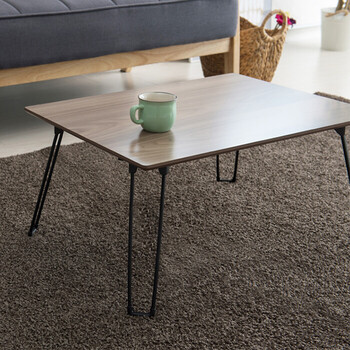 カームテーブル 幅60cm 机 木製 折り畳み ローテーブル ナチュラル ミニ コンパクト 北欧 送料無料-5