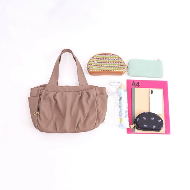 トートバッグ ポケットたっぷり無地トートバッグ COOCO クーコ 送料無料 即日発送-9