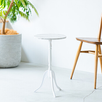 コーディサイドテーブル 北欧風 軽量 スリム モダン 机 飾り台 コンクリート 大理石 木目 送料無料-6