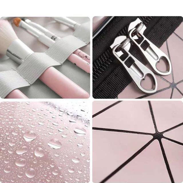 メイクポーチ 大容量 持ち運び収納バッグ 送料無料 即日発送-3