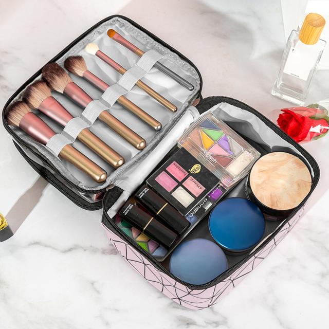 メイクポーチ 大容量 持ち運び収納バッグ 送料無料 即日発送-7