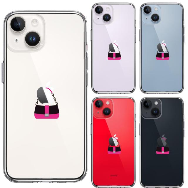 iPhone14Plus ケース クリアレディース 鞄 ショルダー バッグ スマホケース 側面ソフト 背面ハード ハイブリッド 送料無料-1