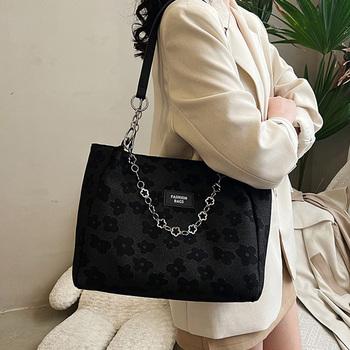 トートバッグ 花柄 スクエアトートバッグ レディース 送料無料 即日発送-3