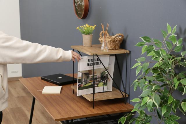 EZBOワイヤーラック2段 40幅 送料無料-4