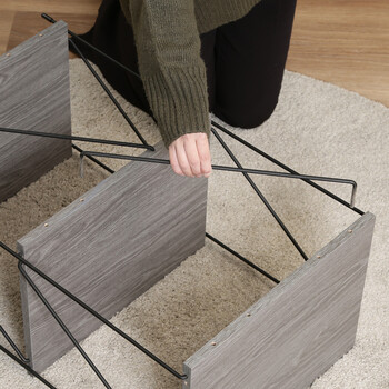 EZBOワイヤーラック3段 40幅 送料無料-13