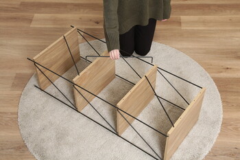 EZBOワイヤーラック4段 40幅 送料無料-10