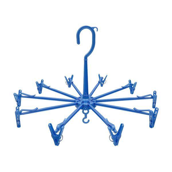 ミニパラソルハンガー10本掛ブルー 5個セット 送料無料 即日発送-1
