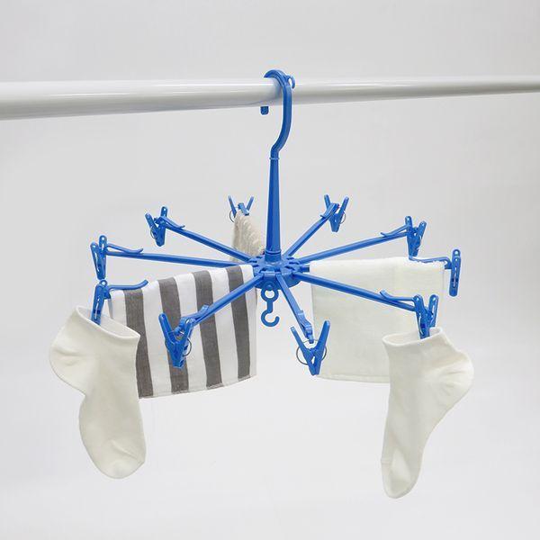 ミニパラソルハンガー10本掛ブルー 5個セット 送料無料 即日発送-2