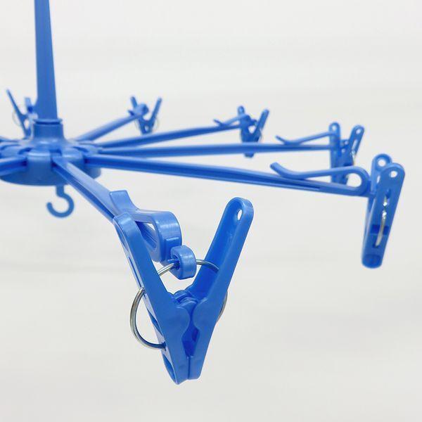 ミニパラソルハンガー10本掛ブルー 5個セット 送料無料 即日発送-5