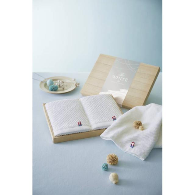今治 ザ ホワイト 木箱入りタオルセット 65520 ギフト対応可 送料無料-1