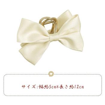 ビッグリボン ヘアクリップ レディース春 送料無料 即日発送-2