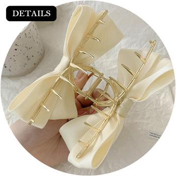 ビッグリボン ヘアクリップ レディース春 送料無料 即日発送-3