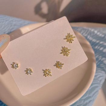 6個セットスタッドピアス スターバースト 送料無料 即日発送-1