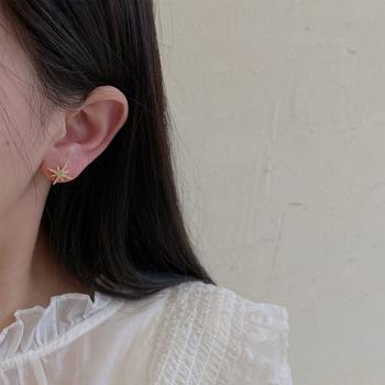 6個セットスタッドピアス スターバースト 送料無料 即日発送-6