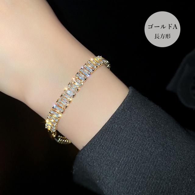 ブレスレット ラインストーン キラキラ 送料無料 即日発送-4