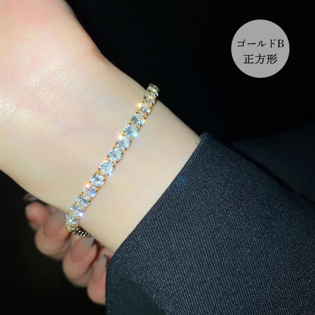 ブレスレット ラインストーン キラキラ 送料無料 即日発送-6
