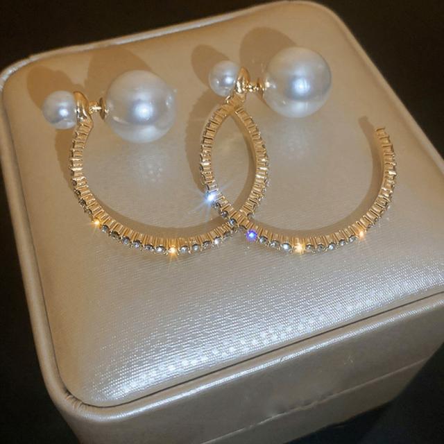 フープピアス キラキラ 派手大ぶりピアス 送料無料 即日発送-8