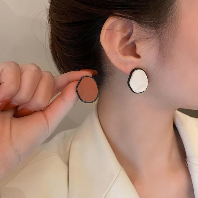 サークルプレートピアス レディースレトロ 送料無料 即日発送-4