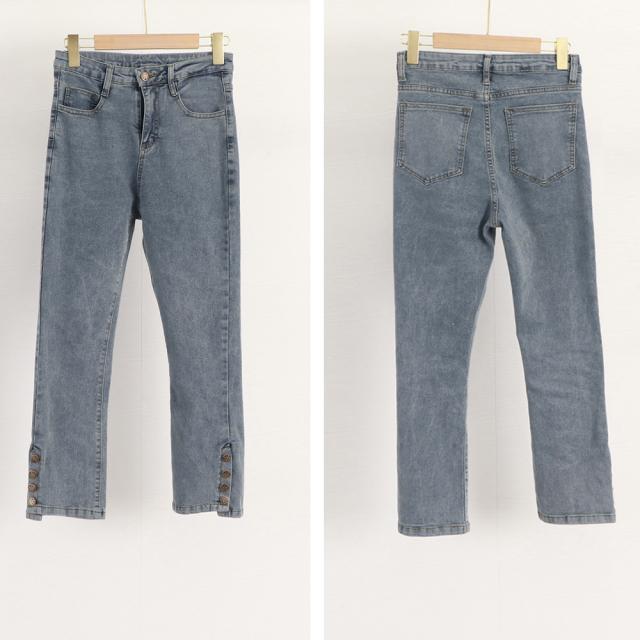 アンクル丈 デニムパンツ レディース 送料無料 即日発送-2