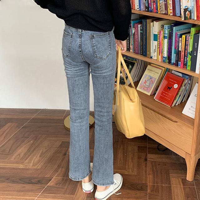 アンクル丈 デニムパンツ レディース 送料無料 即日発送-5