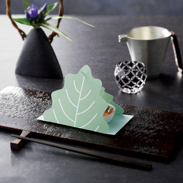 この葉おもてな紙飾り わかば こうよう 100枚入 キッチン 日本製 送料無料-3