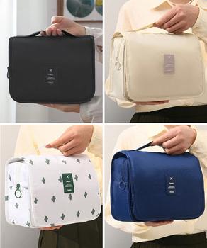 吊り下げメイクポーチ大容量トラベルポーチ 送料無料 即日発送-7