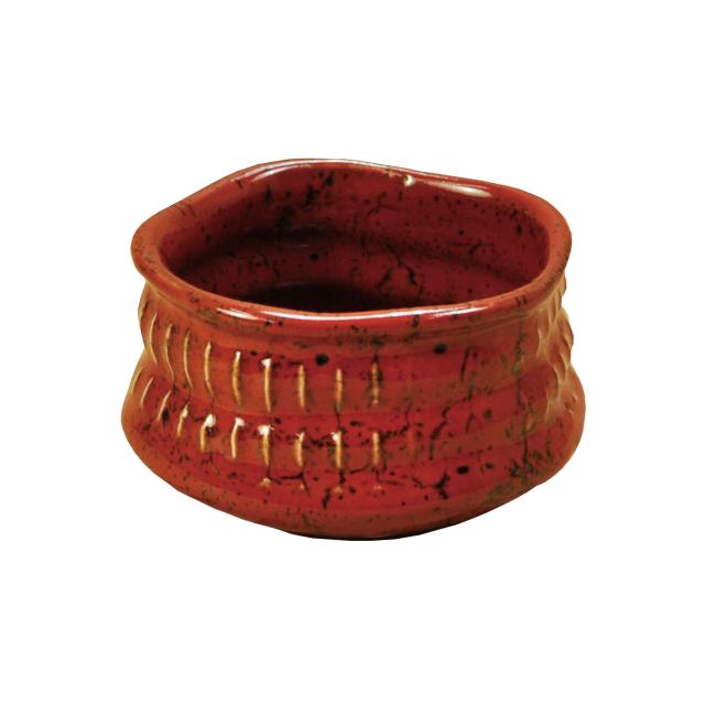 削ぎ目 姫抹茶碗 ゆず白 シルバー ゆず赤 日本製 美濃焼 送料無料-5