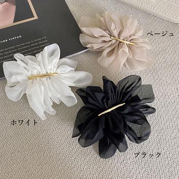 シフォンバレッタ レディースヘアアレンジ 送料無料 即日発送-1