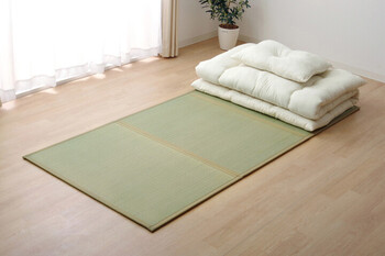 日本製 折りたたみ セミダブル約120×210cm マットレス い草マットレス 送料無料-2