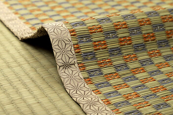 純国産 い草花ござ 約261×261cm 西条 送料無料-14