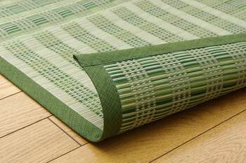 カーペット い草花ござ カーペット 約261×261cm dkピース 送料無料-9