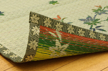 カーペット い草花ござカーペット 約382×382cm 嵐山 送料無料-9