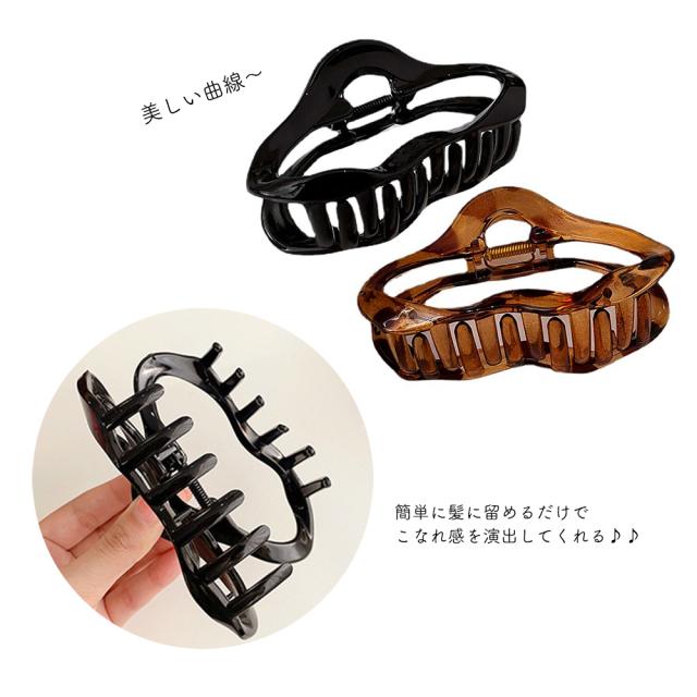 樹脂ヘアクリップ レディース まとめ髪 送料無料 即日発送-7