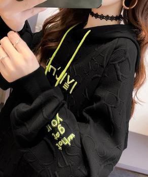 エンボスロゴ パーカー 長袖プルオーバー 送料無料 即日発送-3